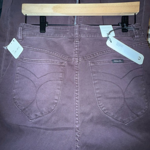 ROLLA'S Purple High Rise Jeans with Straight Leg Cut - Picture 5 of 5